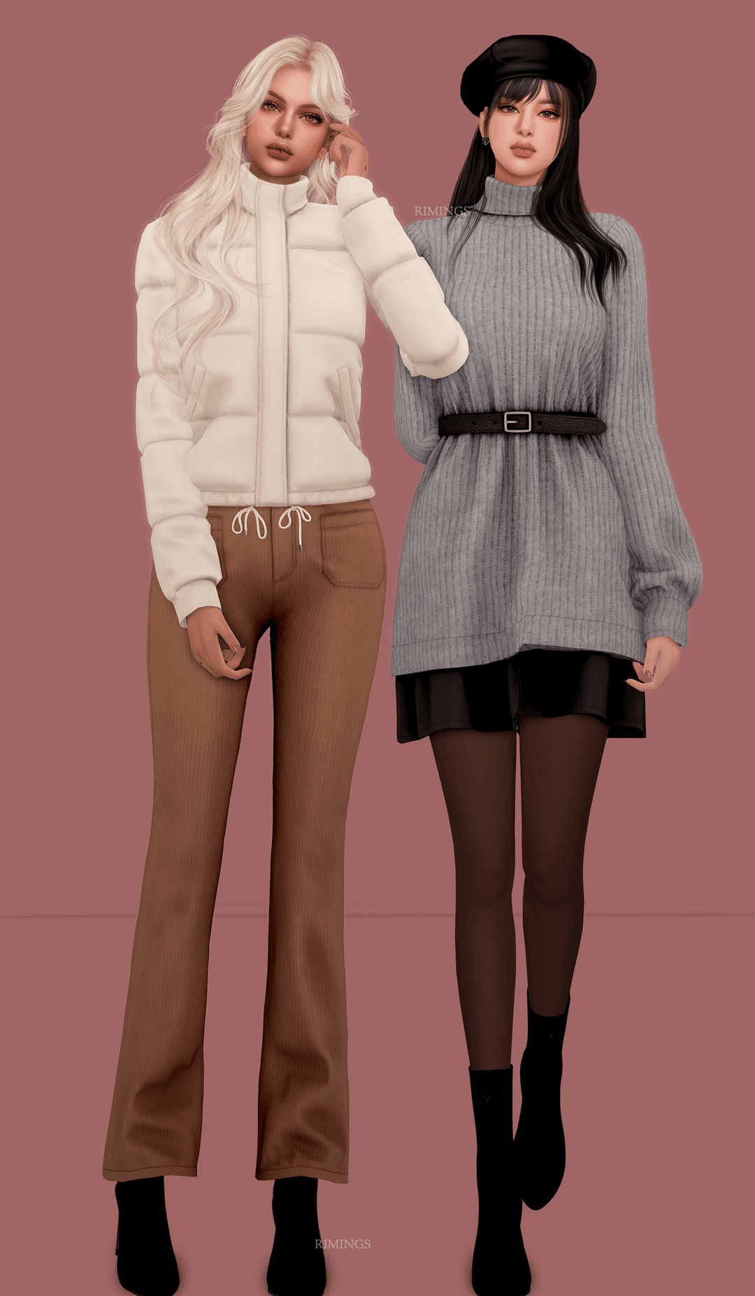 Галерея мода Сет зимней одежды White Winter #2